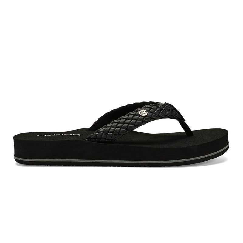 Cobian Women's Braided Bounce Flip Flop, Black, 10 UK/10 M US - Image 2